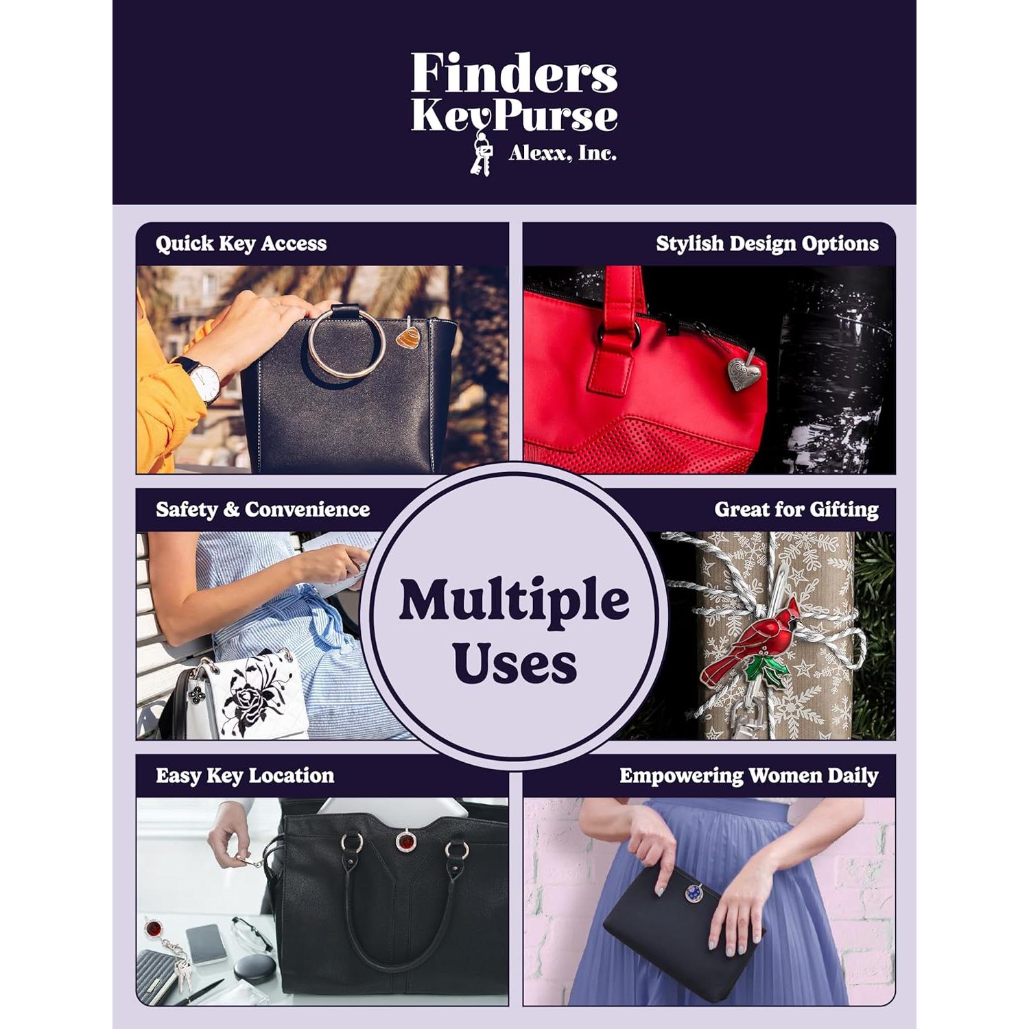 Buscador de Llaves para Bolsos Elegante - Organizador de Auto y Accesorio de Mano