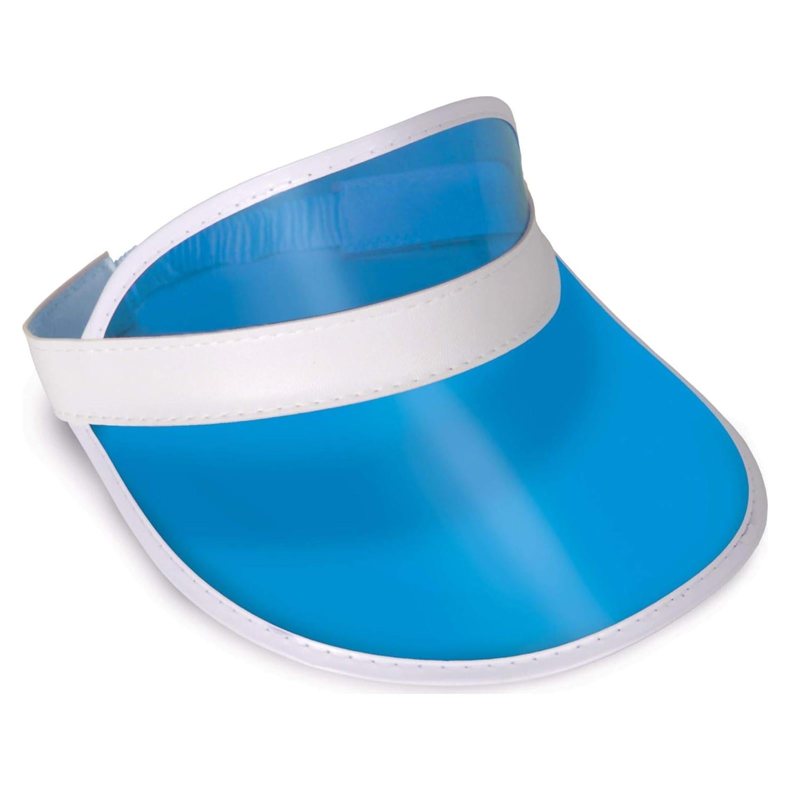Visera de Plástico Azul Claro Ajustable Unisex The Beistle