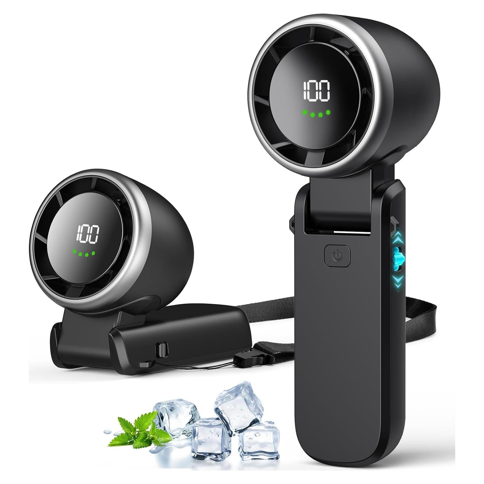 Ventilador Turbo Portátil JINLICTE 5000mAh 100 Velocidades