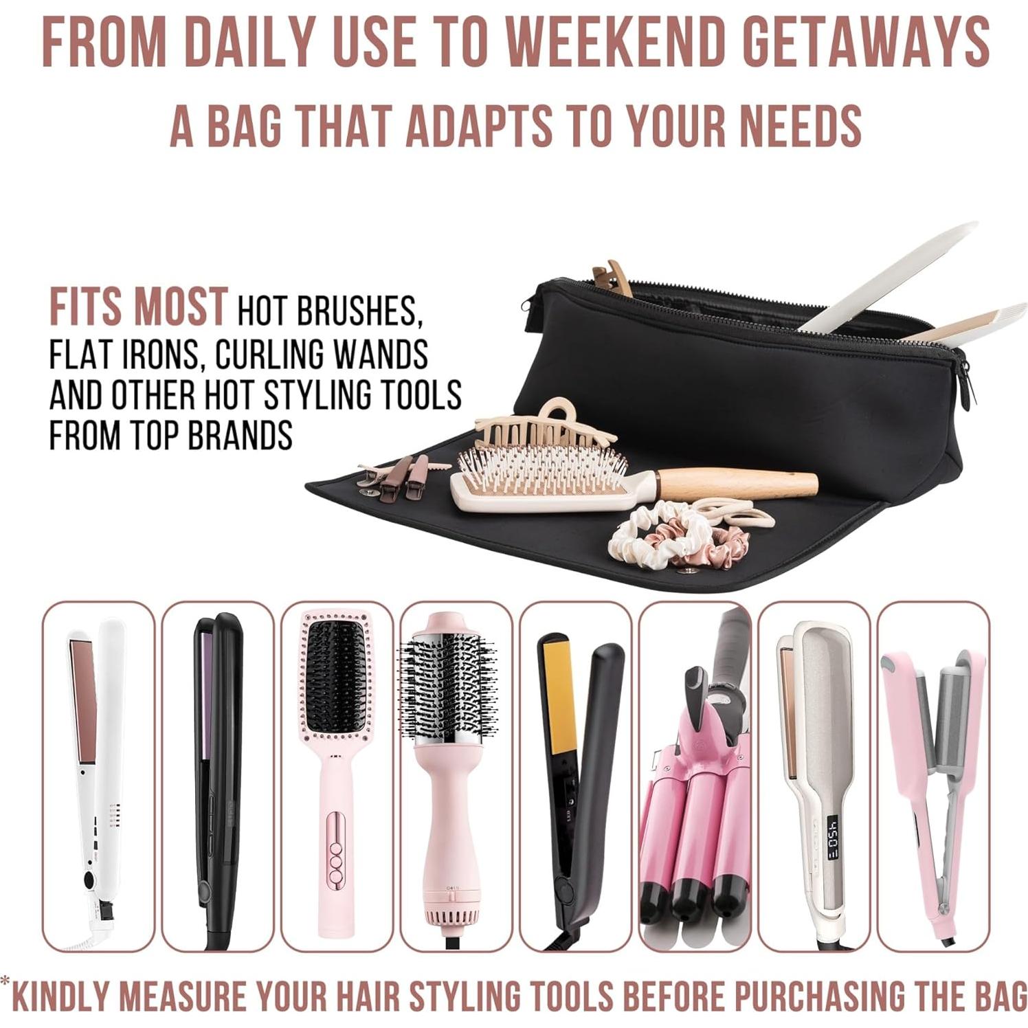 Bolsa de Viaje para Herramientas de Cabello Barefoot Caribou