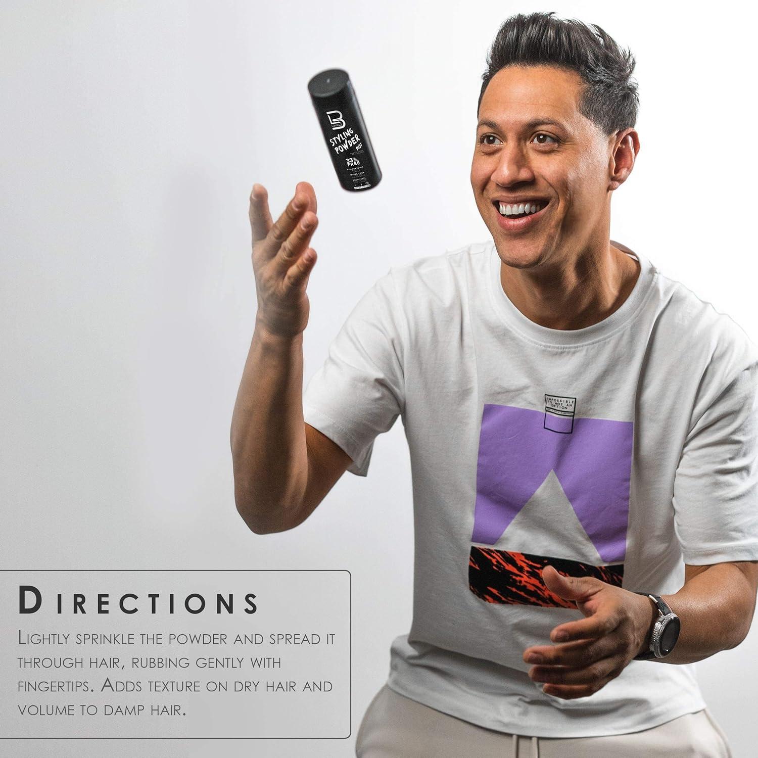 Polvo de Estilo L3 Nivel 3 para Hombres 60g - Textura Natural