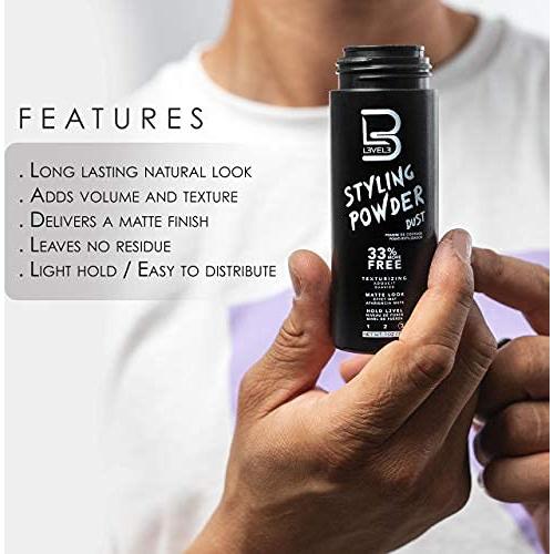 Polvo de Estilo L3 Nivel 3 para Hombres 60g - Textura Natural