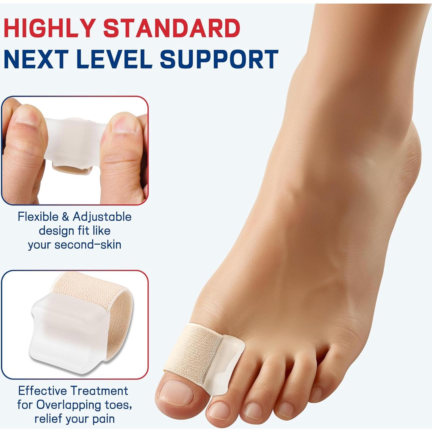 Separadores de Dedo Gordo FULEEAN para Juanetes - Alivio Dolor