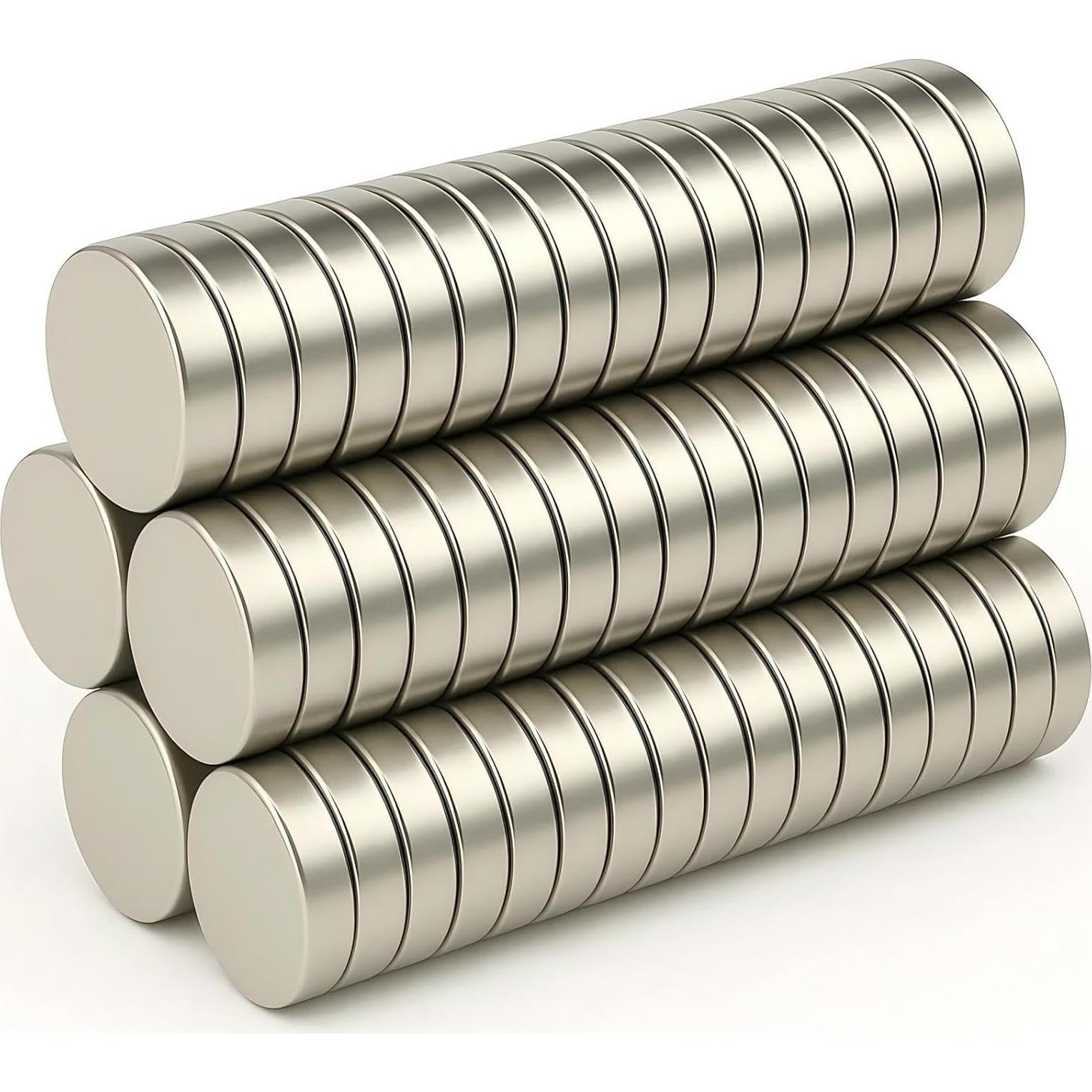 Imanes Fuertes para Cuello AOLVO Plata 20 Pcs - Ultra Pequeños