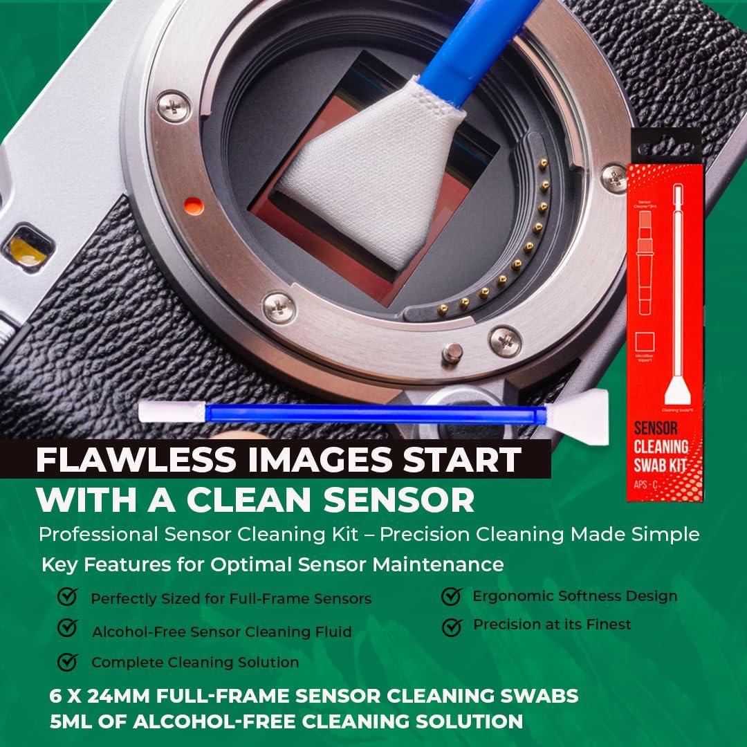 Kit de Limpieza de Sensor APS-C Reflex Camera - Sin Alcohol