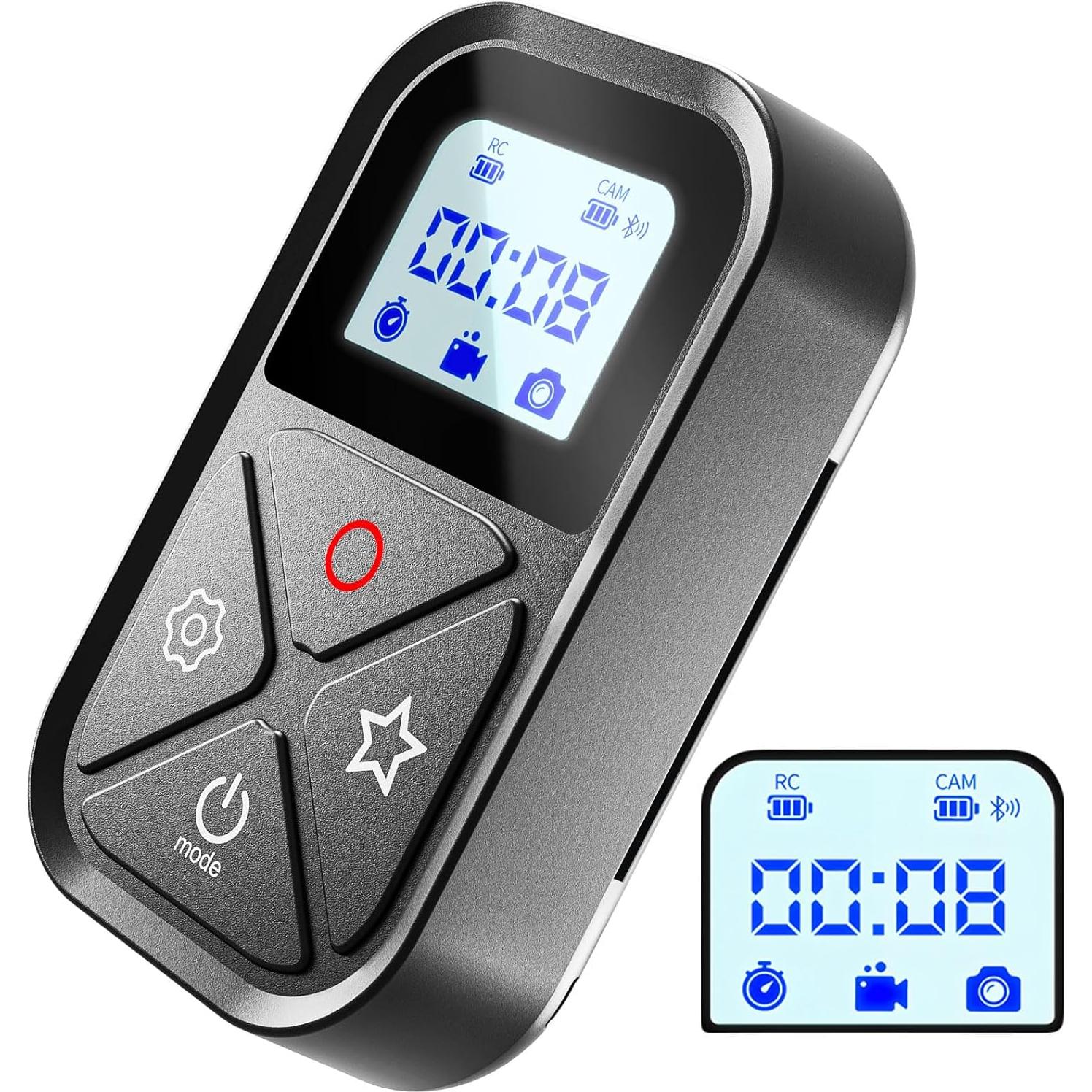 Control Remoto Inalámbrico GoPro T10 con Pantalla LCD