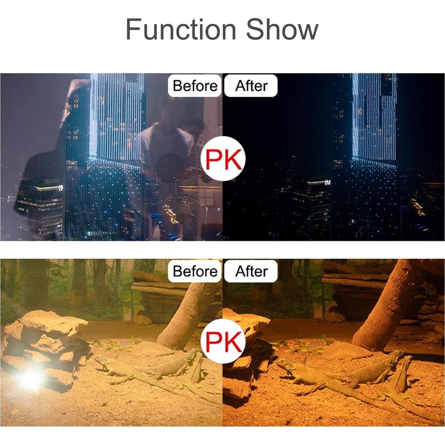 Capucha de Lente de Cámara STSEETOP 50-70mm Plegable y Reversible