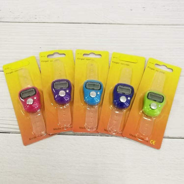 Contador Electrónico de Dedo Jinshining LED Digital Rojo