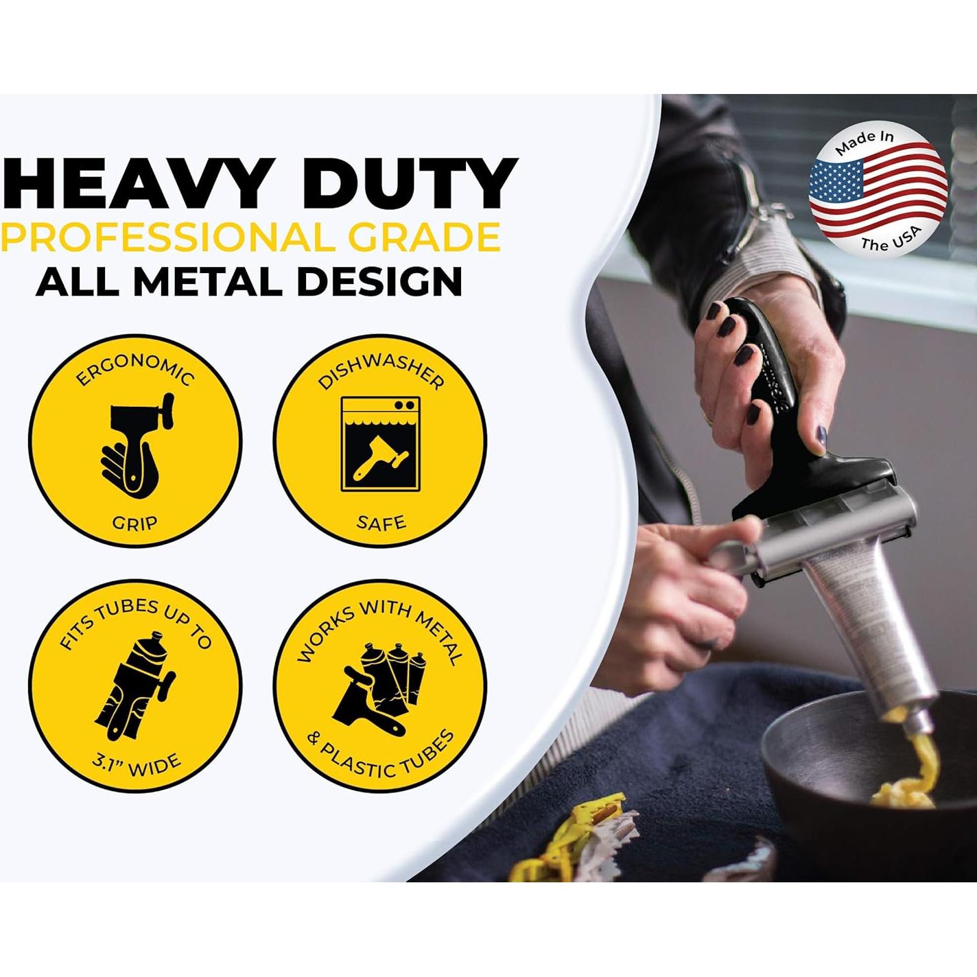 Compresor de Tubos Big Squeeze - Prensa Ergonómica Negra