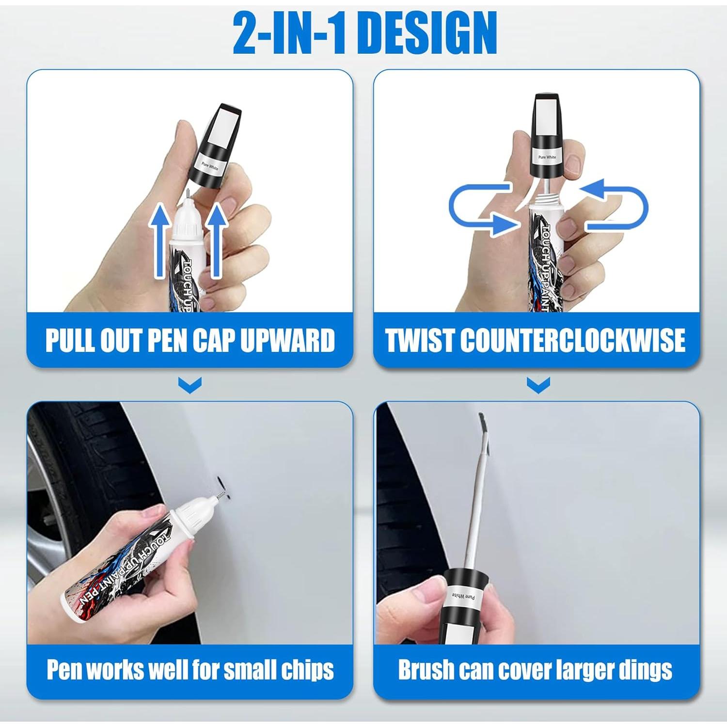 Bolígrafo de Pintura Naranja xdotoar para Reparación de Autos