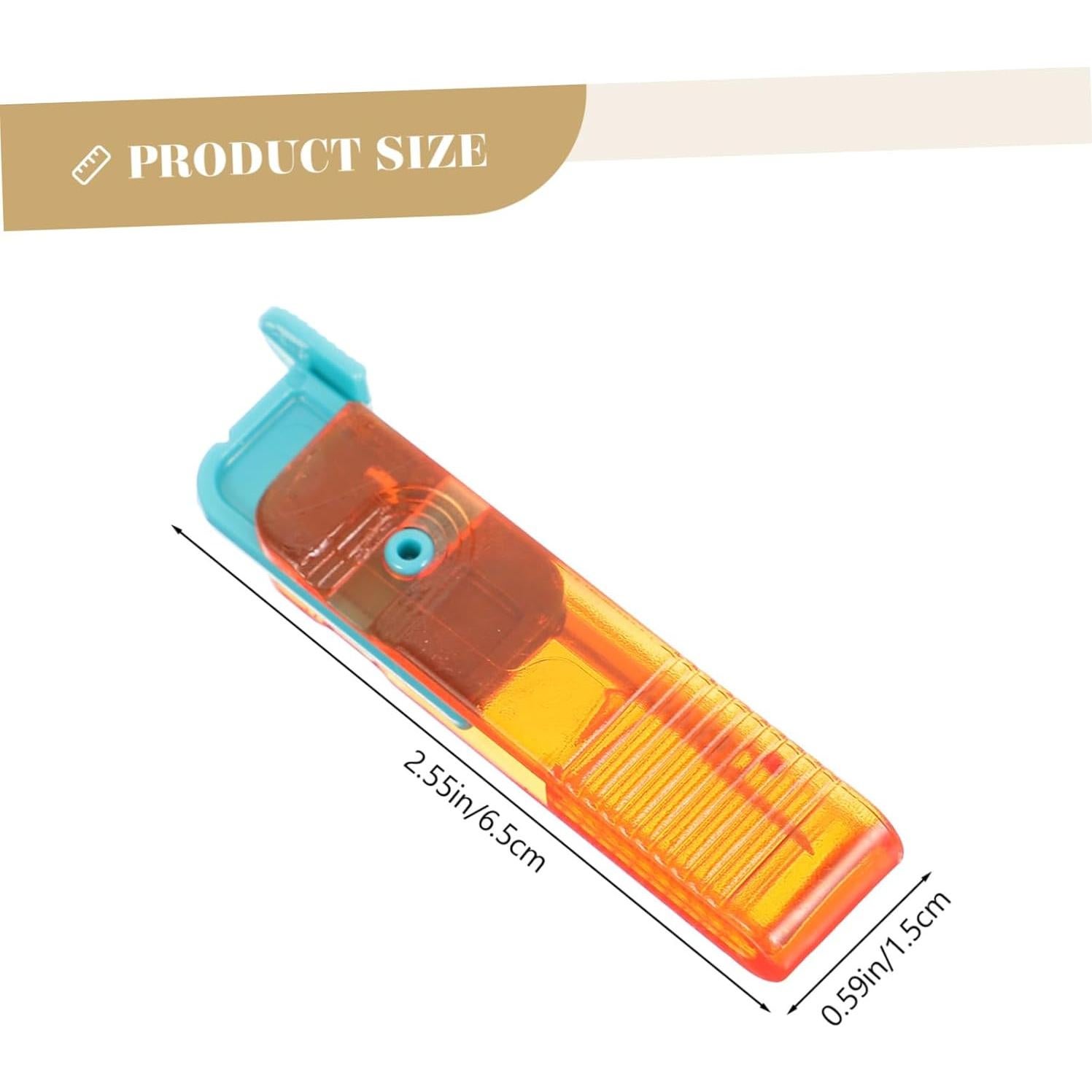 Removedor de Costuras Homoyoyo Naranja, Herramienta de Bordado Ergonómica