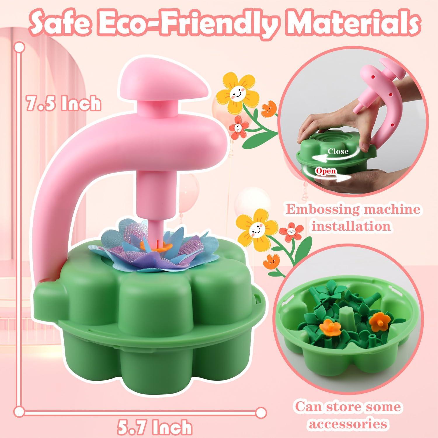 Kit de Manualidades INKZOO Ramos de Flores de Tela DIY