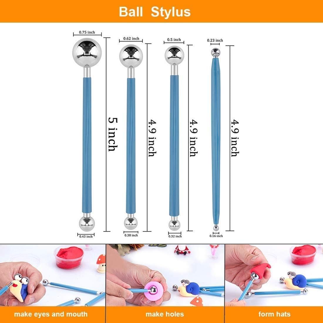 Herramientas de Esculpido de Arcilla Polimérica Genround 25 Piezas