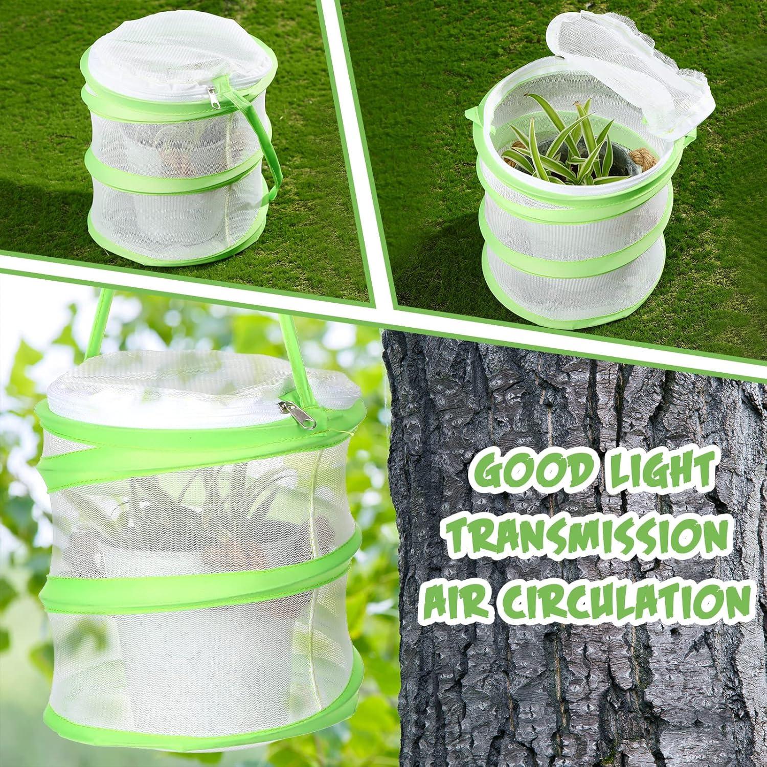 Jaula para Mariposas Sherr 4 Piezas Malla 14x18 cm