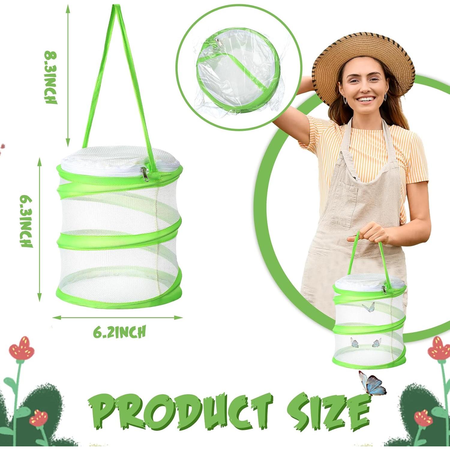 Jaula para Mariposas Sherr 4 Piezas Malla 14x18 cm