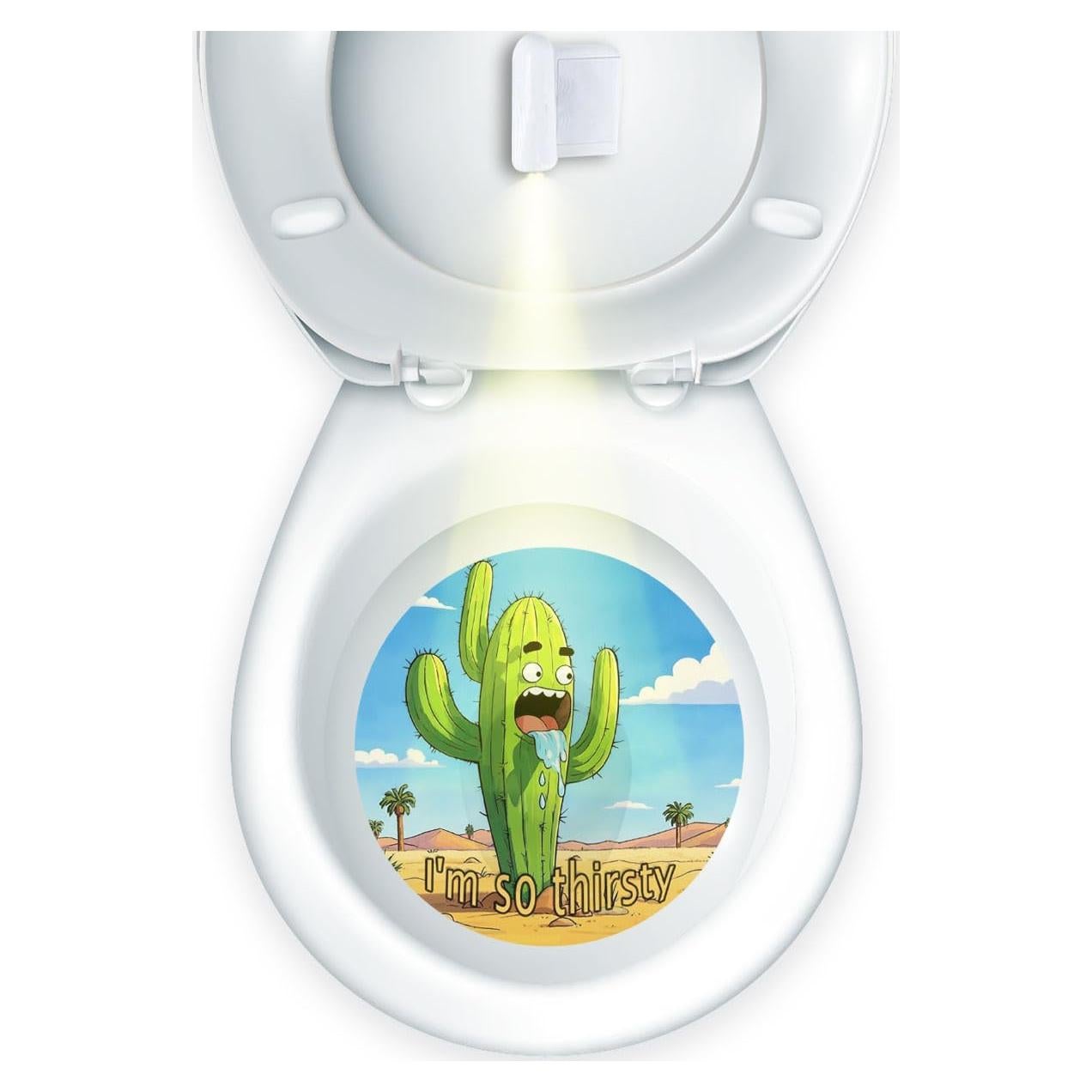 Luz de Entrenamiento para Ir al Baño Cactus - Divertida y Segura