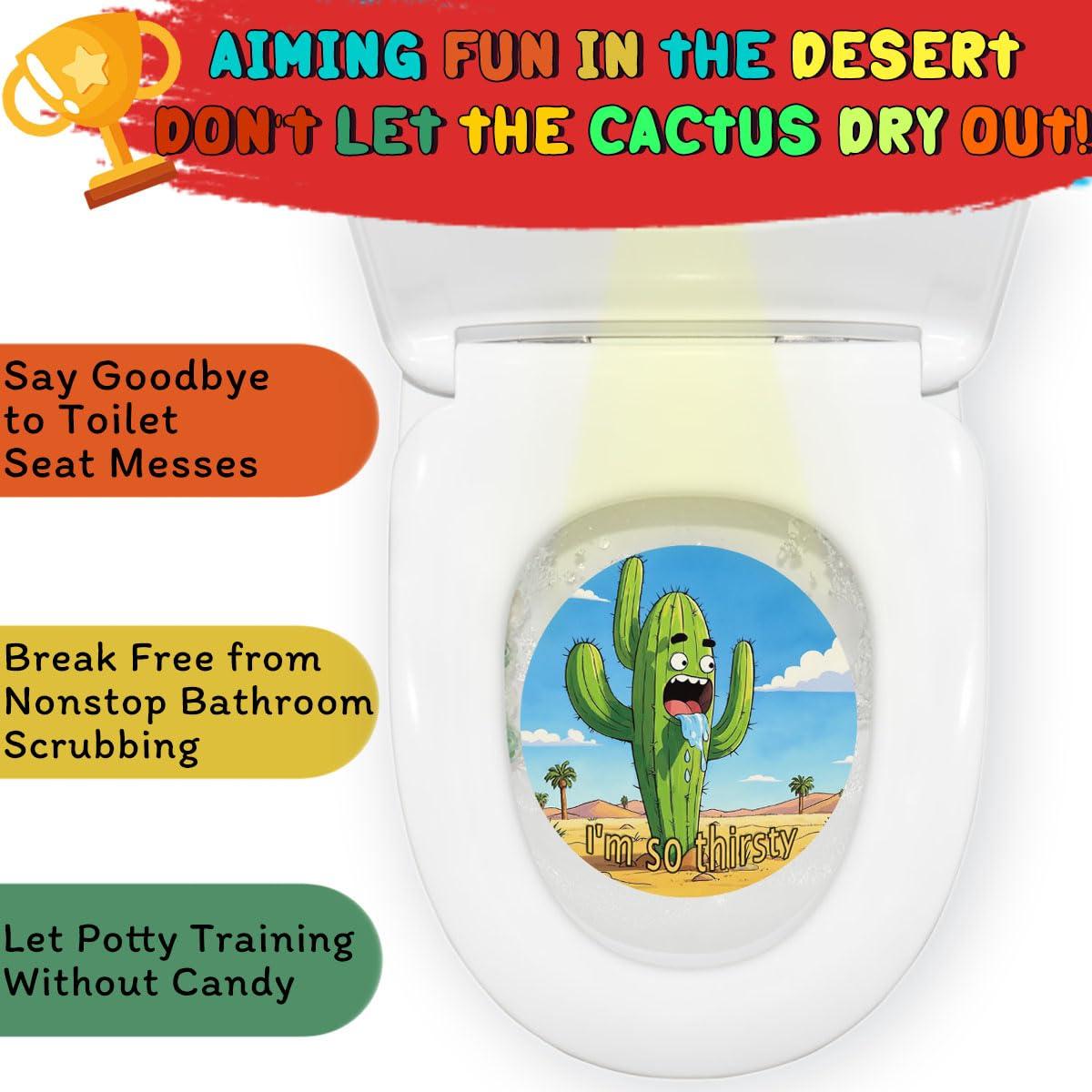 Luz de Entrenamiento para Ir al Baño Cactus - Divertida y Segura