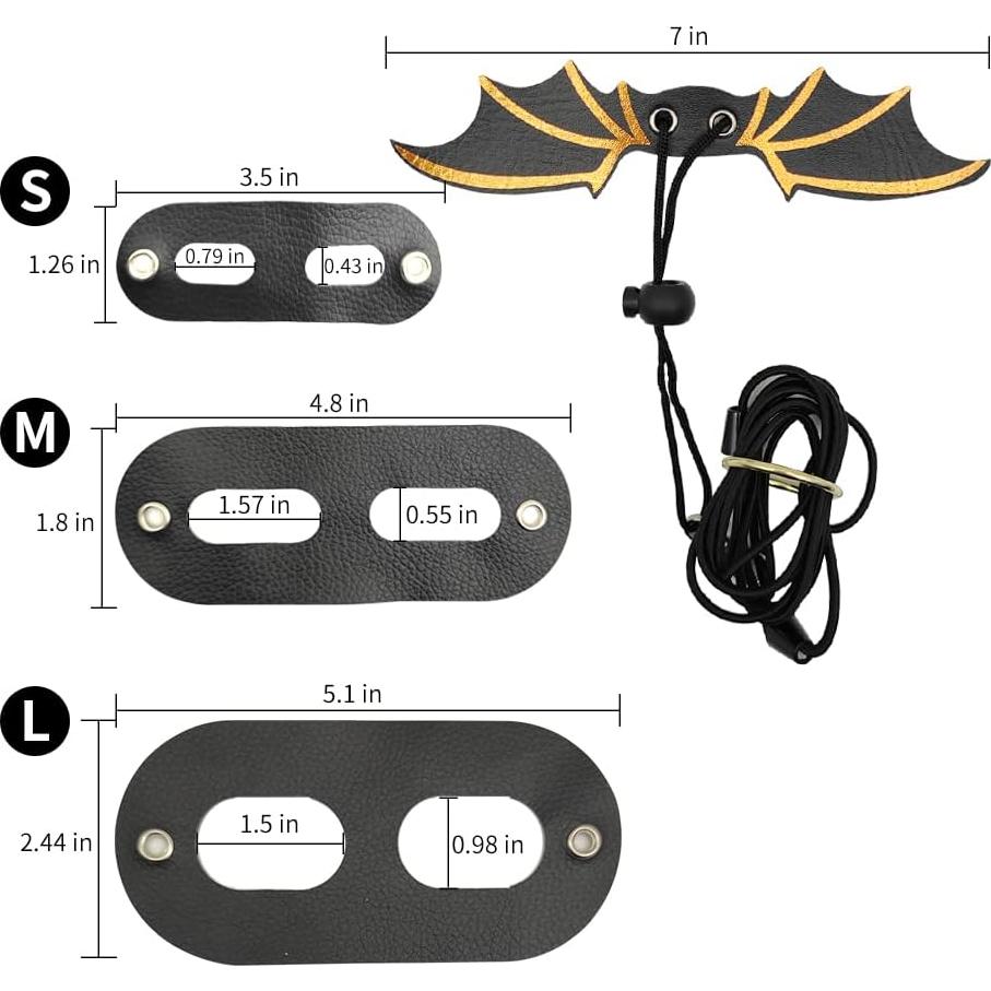 Arnés Ajustable para Dragón Barbudo Abustle Pig - 3 Tamaños