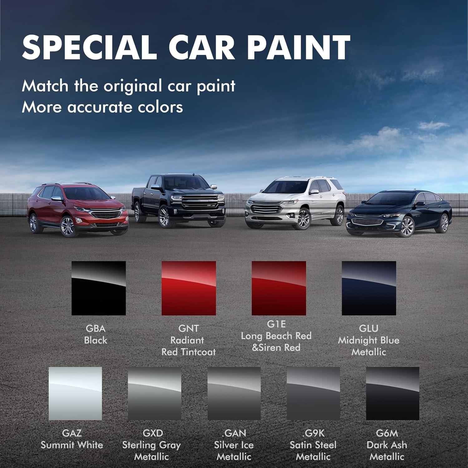 Pintura de Retoque Negra GBA para Chevrolet 29.57 ml