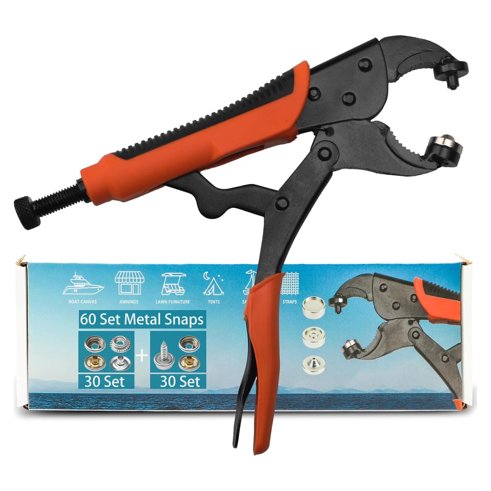 Kit de Botones a Presión Coowolf 150 Piezas para Tela y Barco