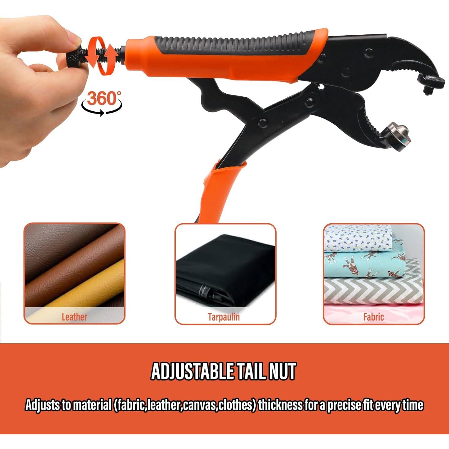 Kit de Botones a Presión Coowolf 150 Piezas para Tela y Barco