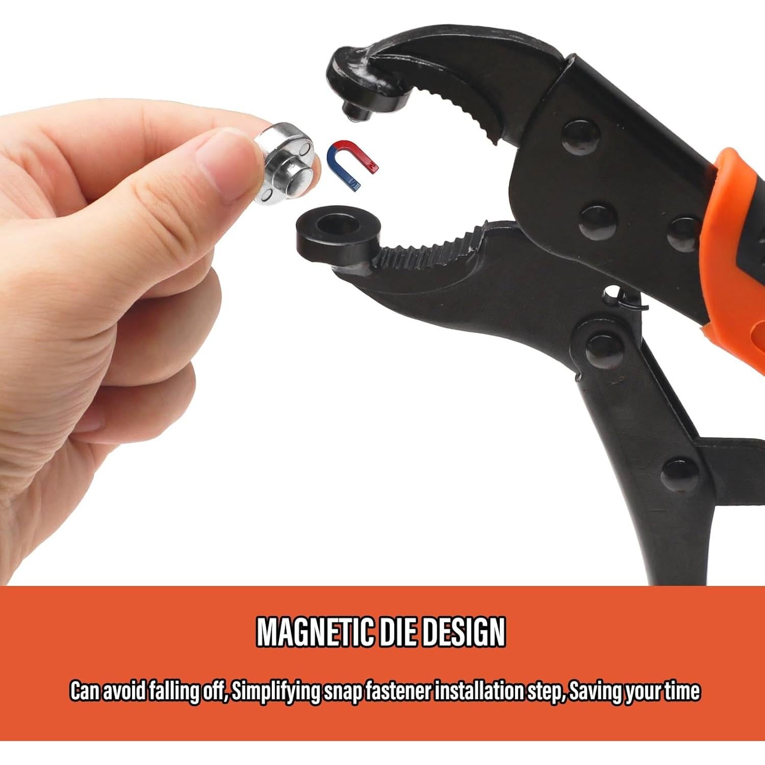 Kit de Botones a Presión Coowolf 150 Piezas para Tela y Barco