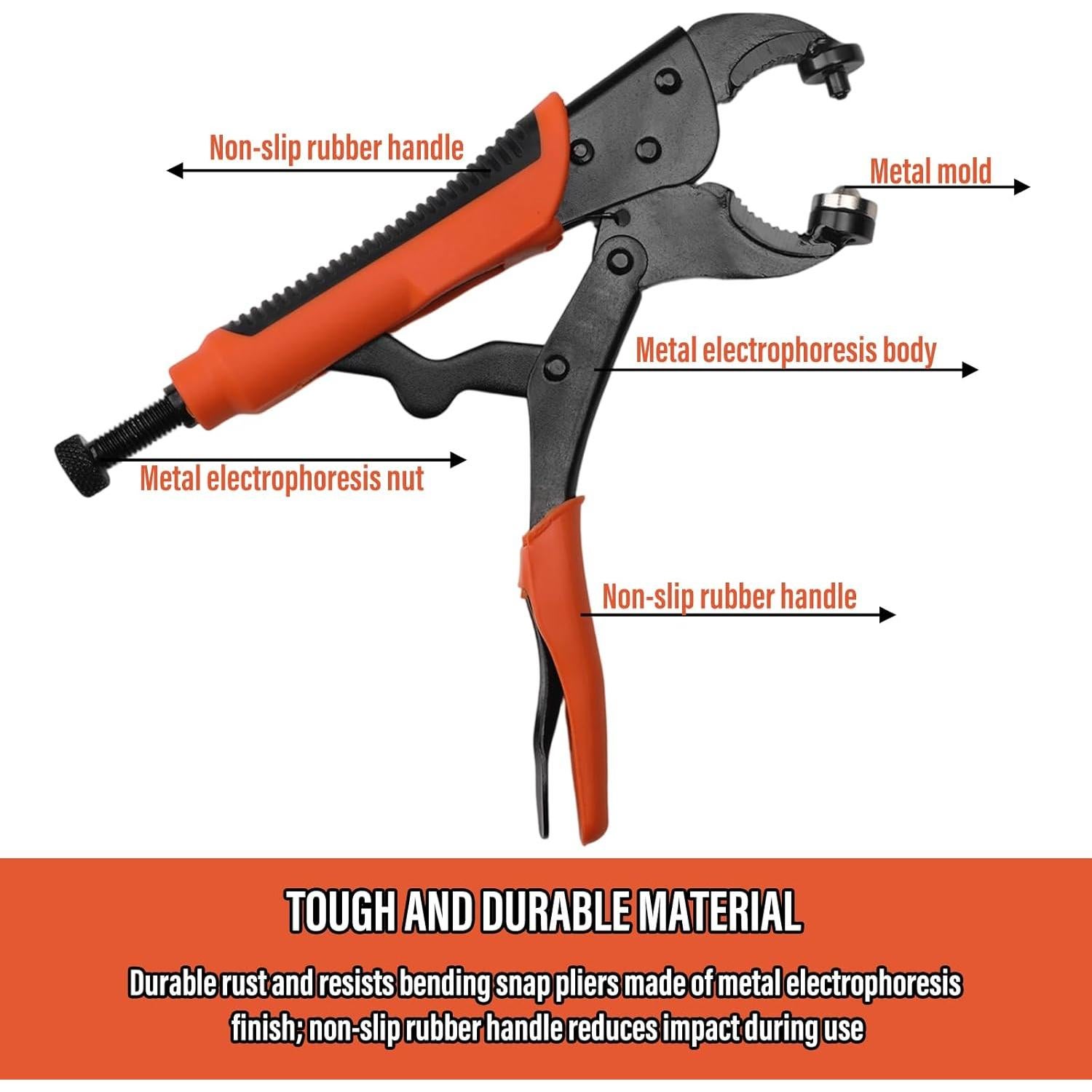 Kit de Botones a Presión Coowolf 150 Piezas para Tela y Barco