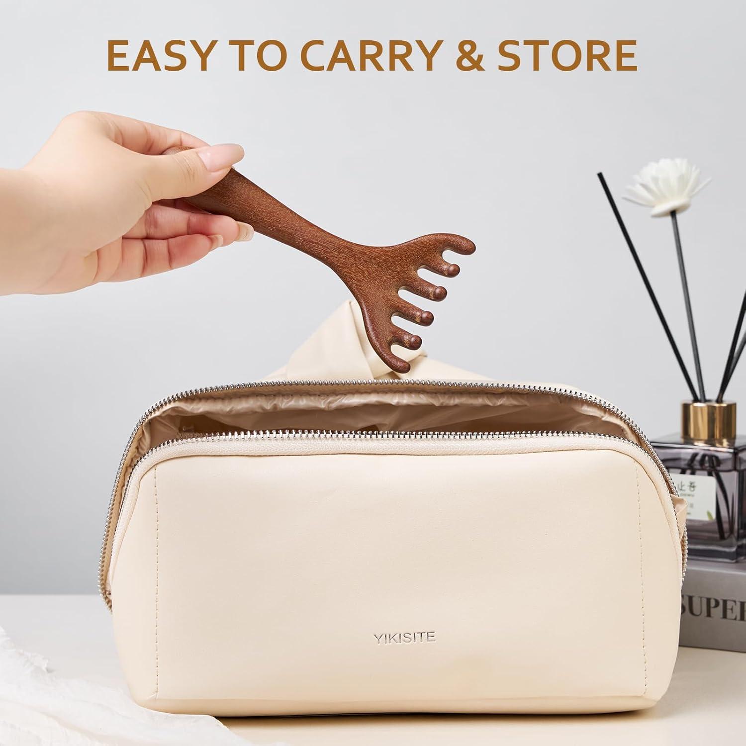 Masajeador de Cuero Cabelludo MoyRetty 6 Garras de Sándalo