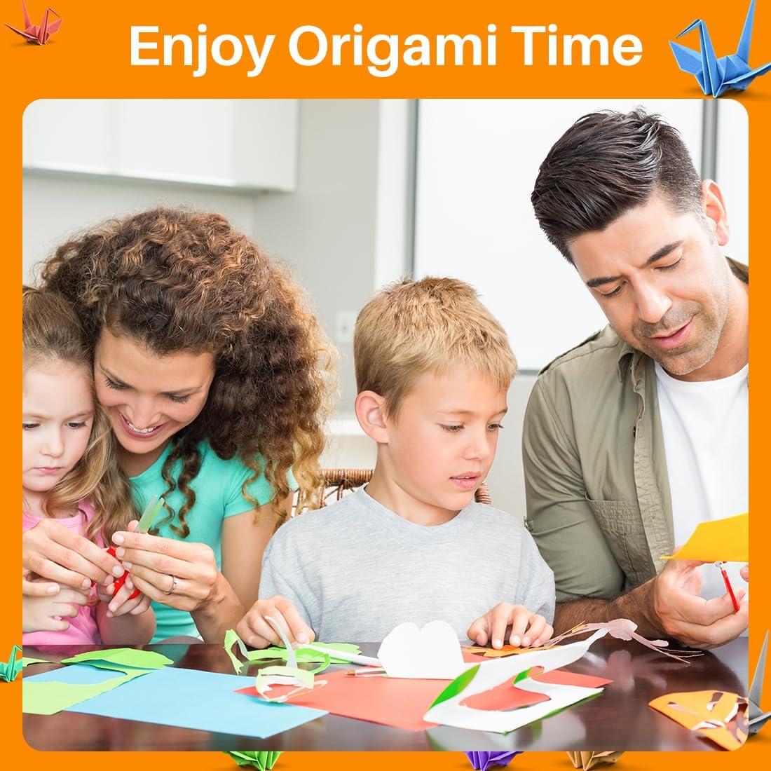 Papel de Origami Opret 100 Hojas 10x10cm 50 Colores Vivos