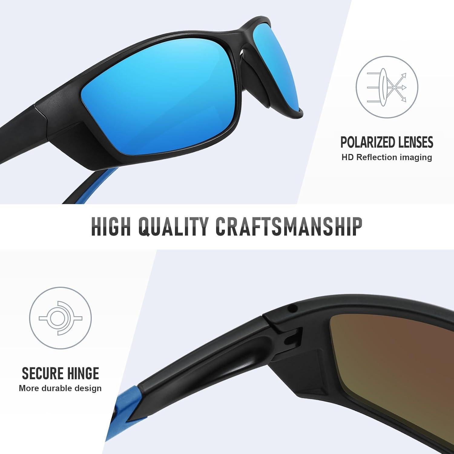 Gafas de sol deportivas OFWIN polarizadas UV400 unisex