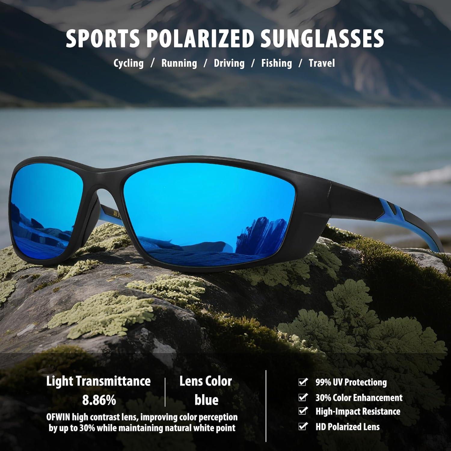 Gafas de sol deportivas OFWIN polarizadas UV400 unisex