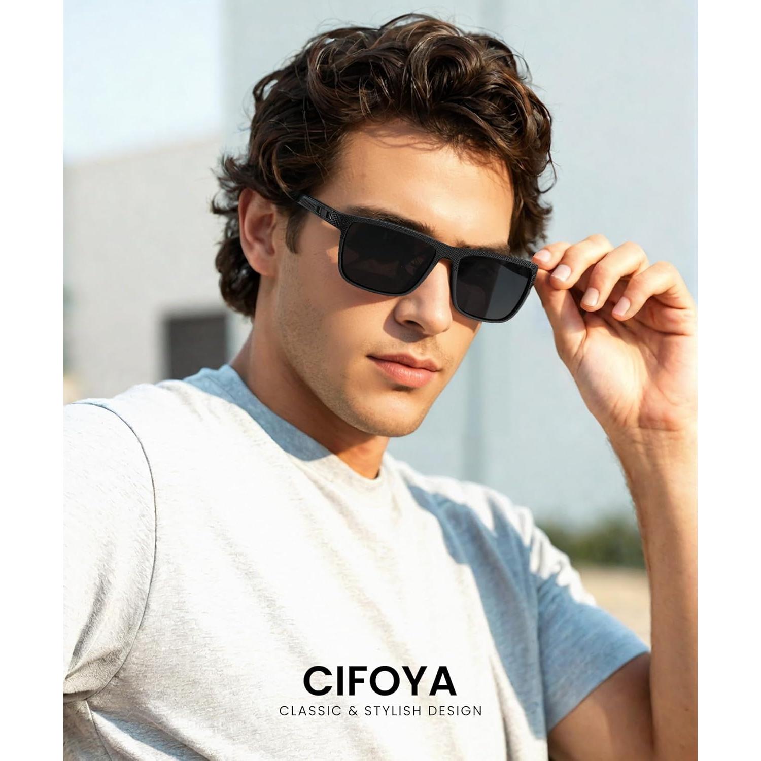Gafas de sol polarizadas CIFOYA Cys45-1-1-1 UV400 para hombres y mujeres