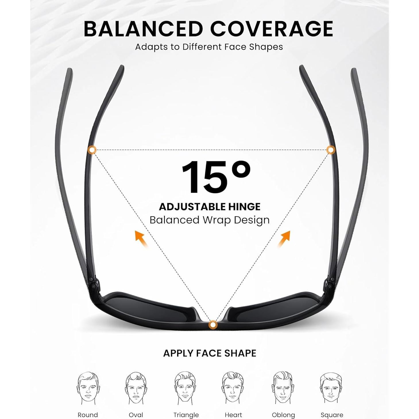 Gafas de sol polarizadas CIFOYA Cys45-1-1-1 UV400 para hombres y mujeres