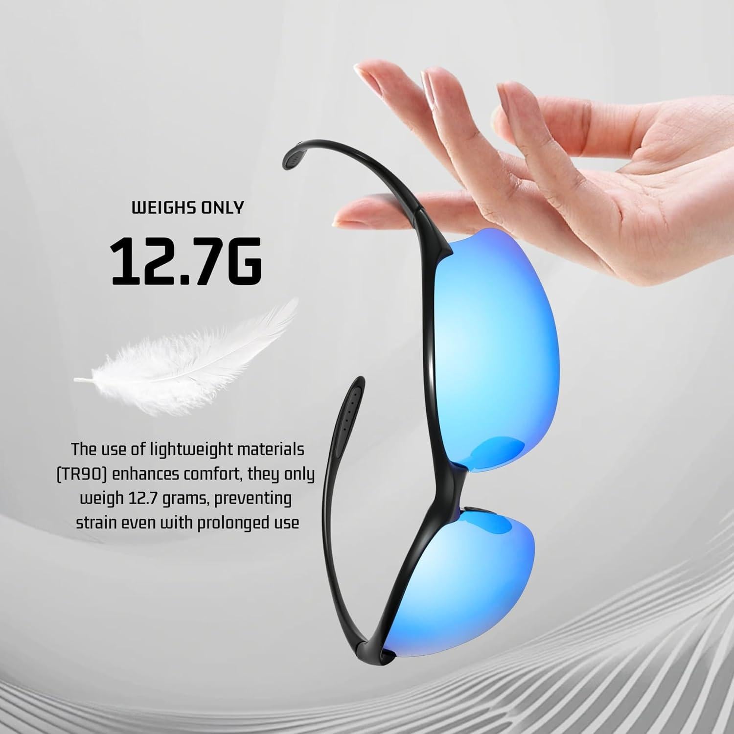 Gafas de sol deportivas SUNGAIT polarizadas UV400 para hombres
