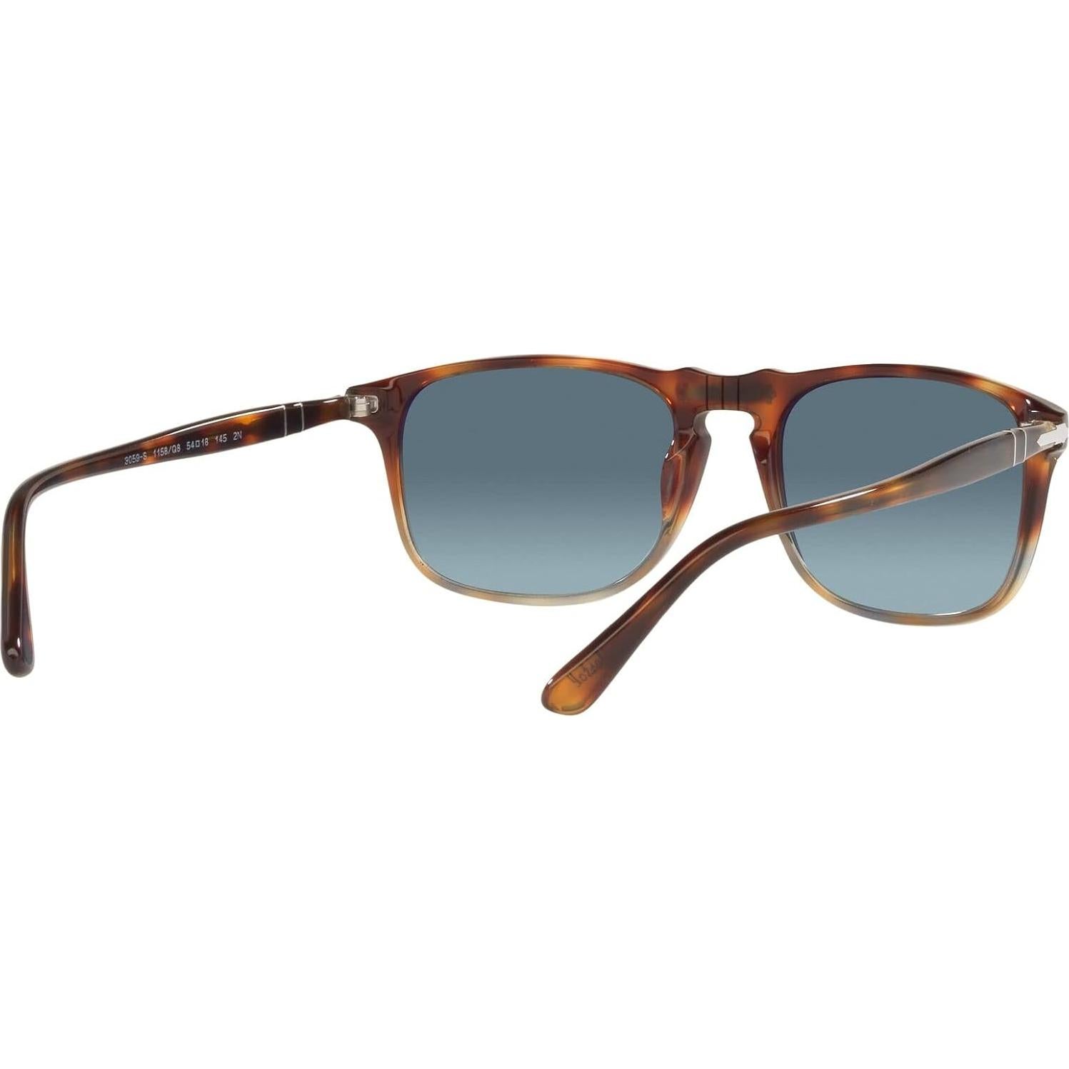 Gafas de sol cuadradas Persol PO3059S marrón tortuga 54mm