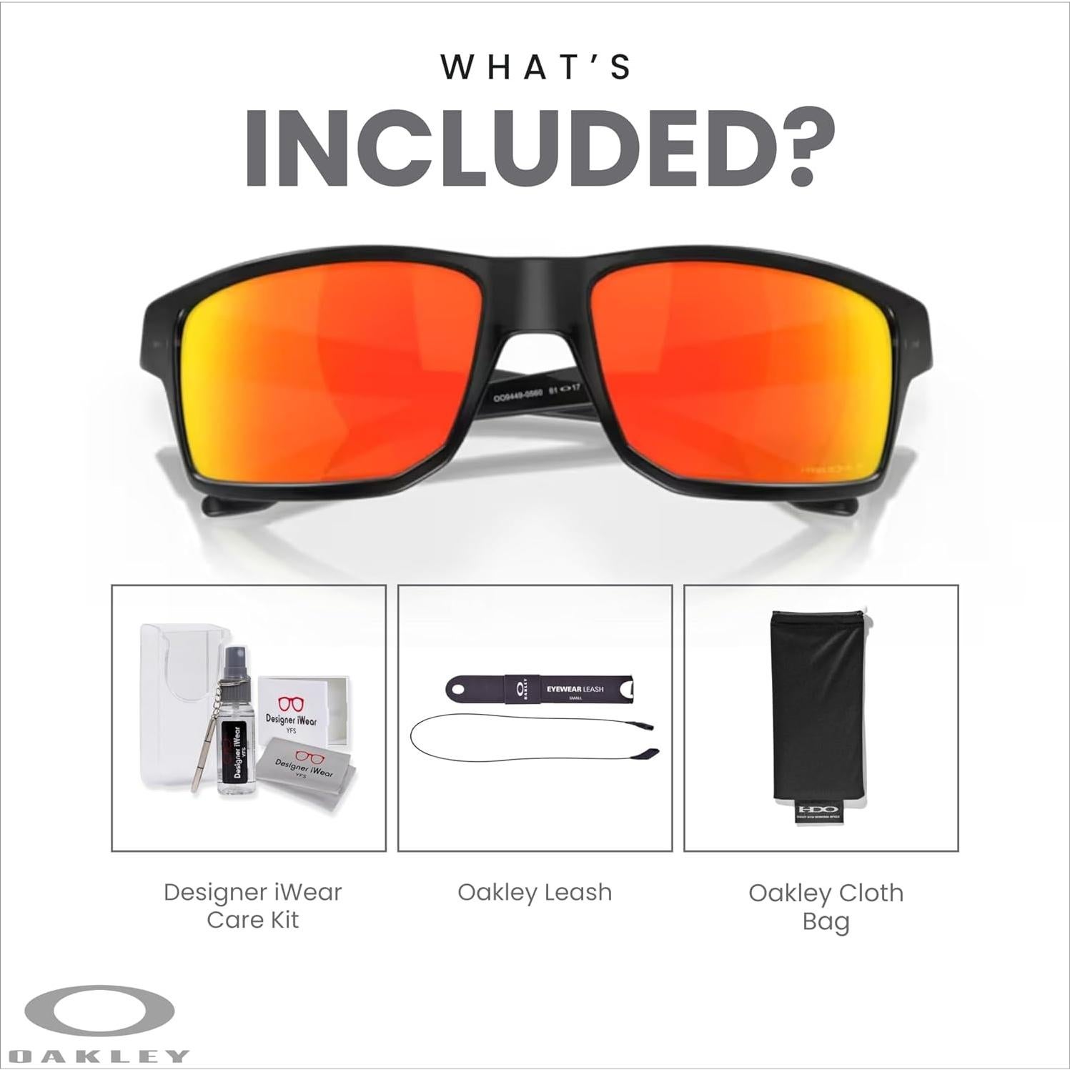 Gafas de sol Oakley Gibston OO9449 para hombres + correa y kit