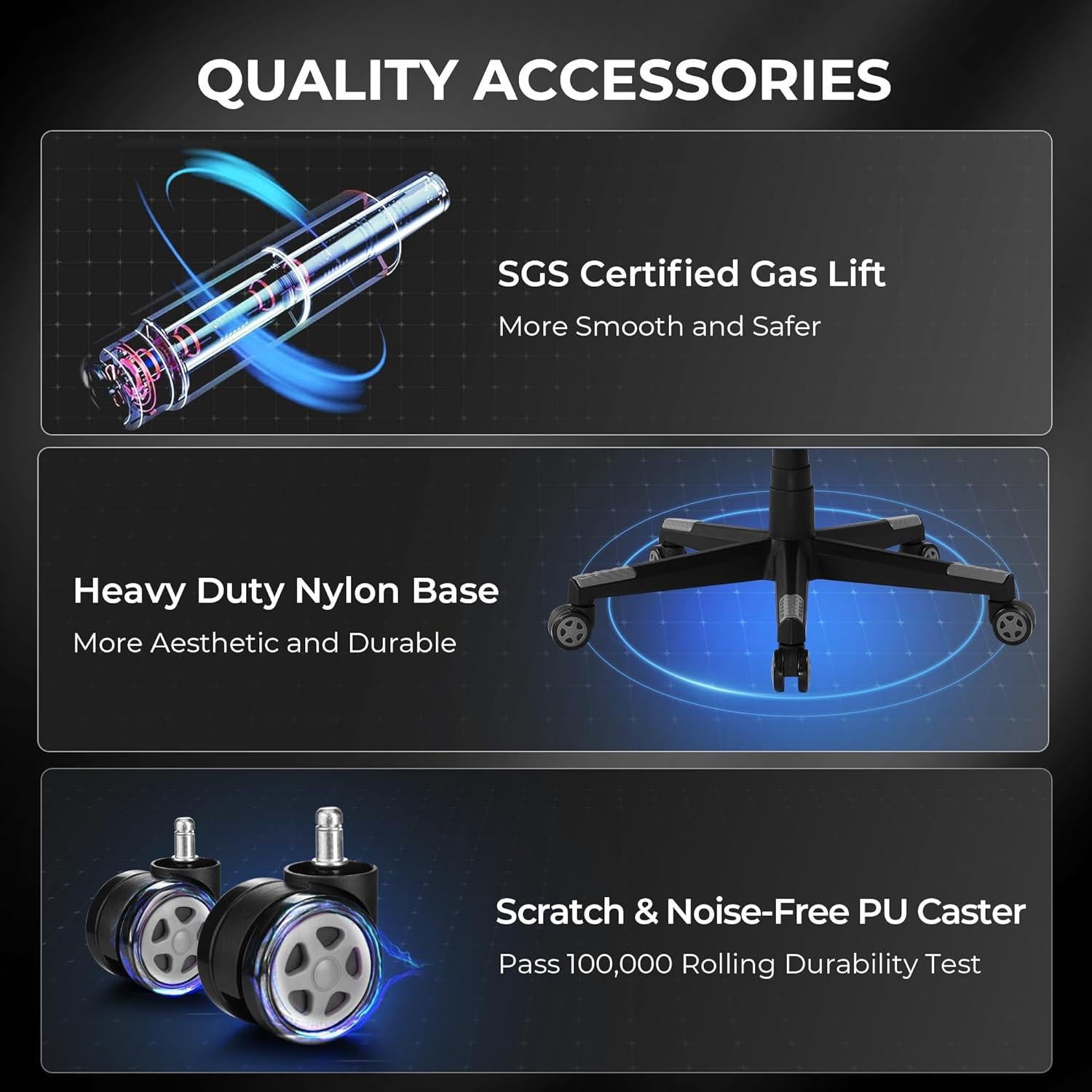 Silla de Juego GTPLAYER F59GT Ergonómica Reclinable Gris