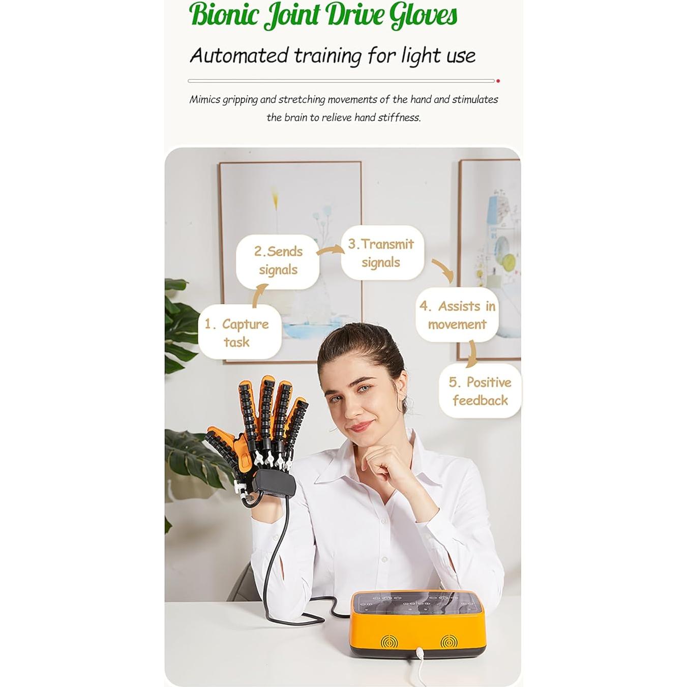 Guantes Robóticos de Rehabilitación FGNJJKL para Manos