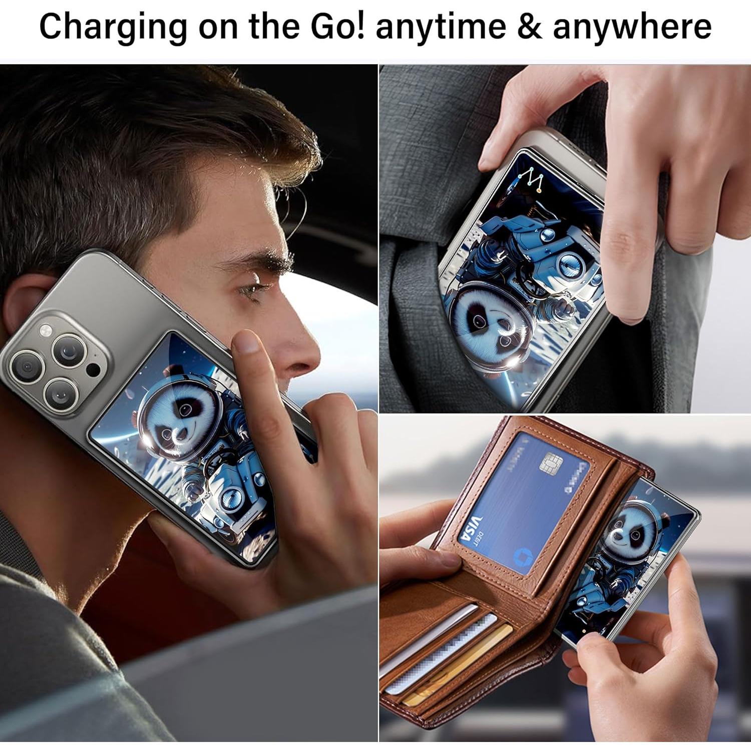 Cargador Portátil Inalámbrico LUCKYDUO 5000mAh Slim Magsafe