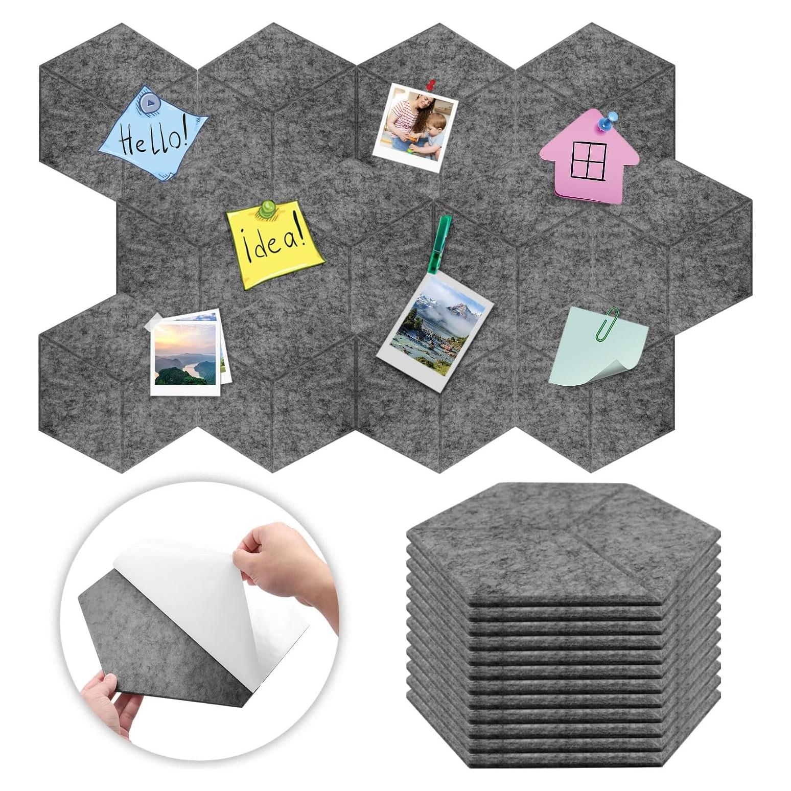 Paneles Acústicos de Corcho WEYCHEN 12 Piezas 30.48x25.4 cm