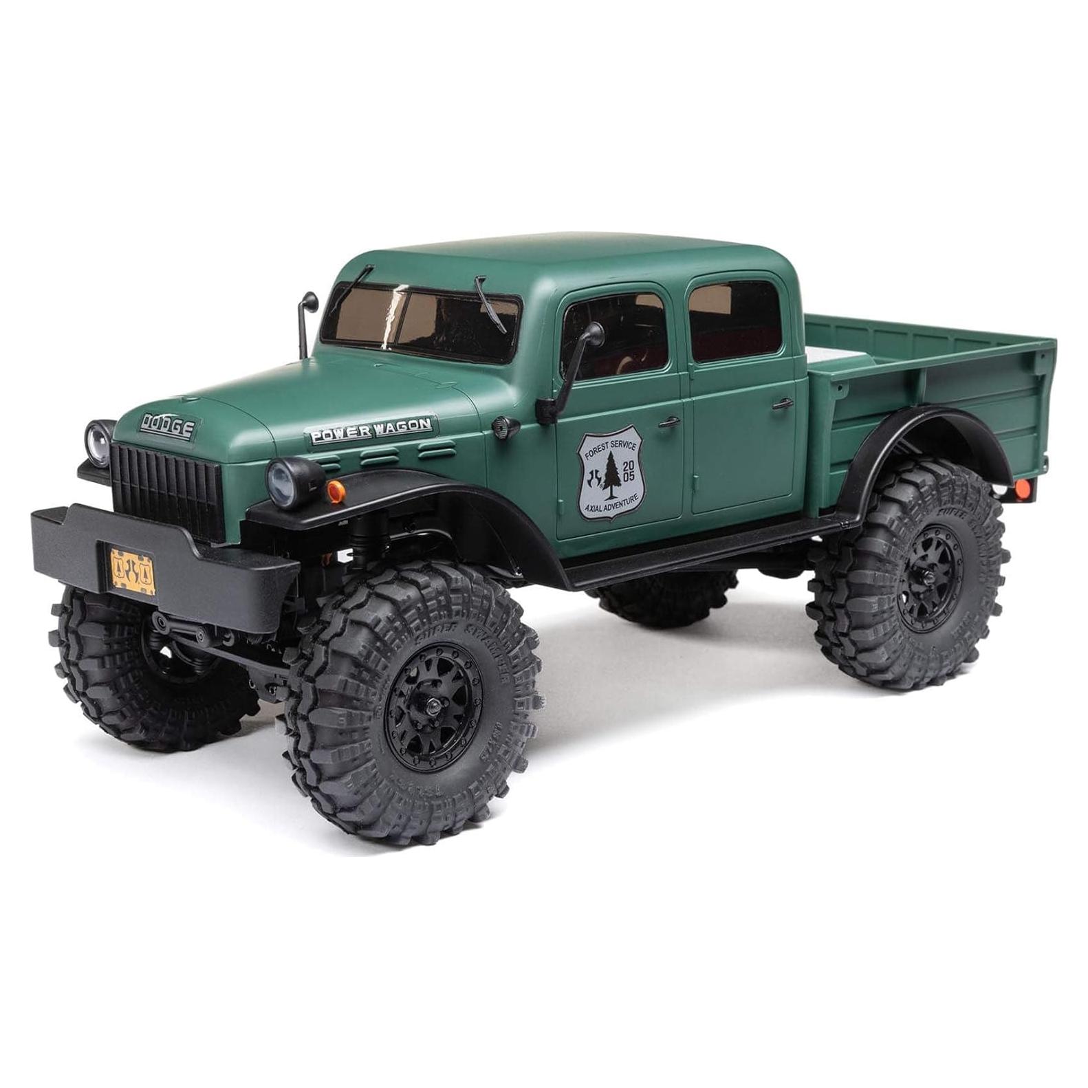 Camión RC Axial SCX24 Dodge Power Wagon Verde 1/24 RTR