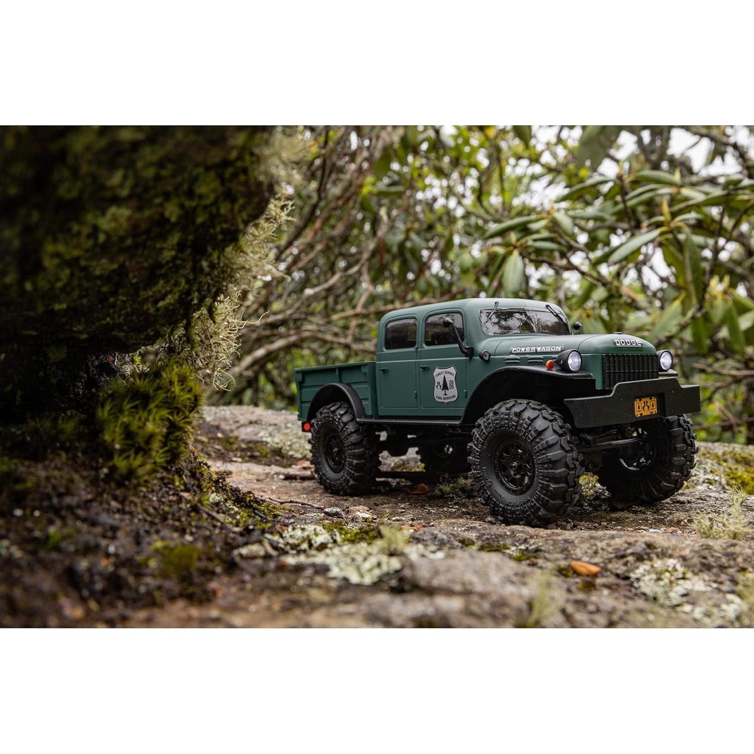 Camión RC Axial SCX24 Dodge Power Wagon Verde 1/24 RTR