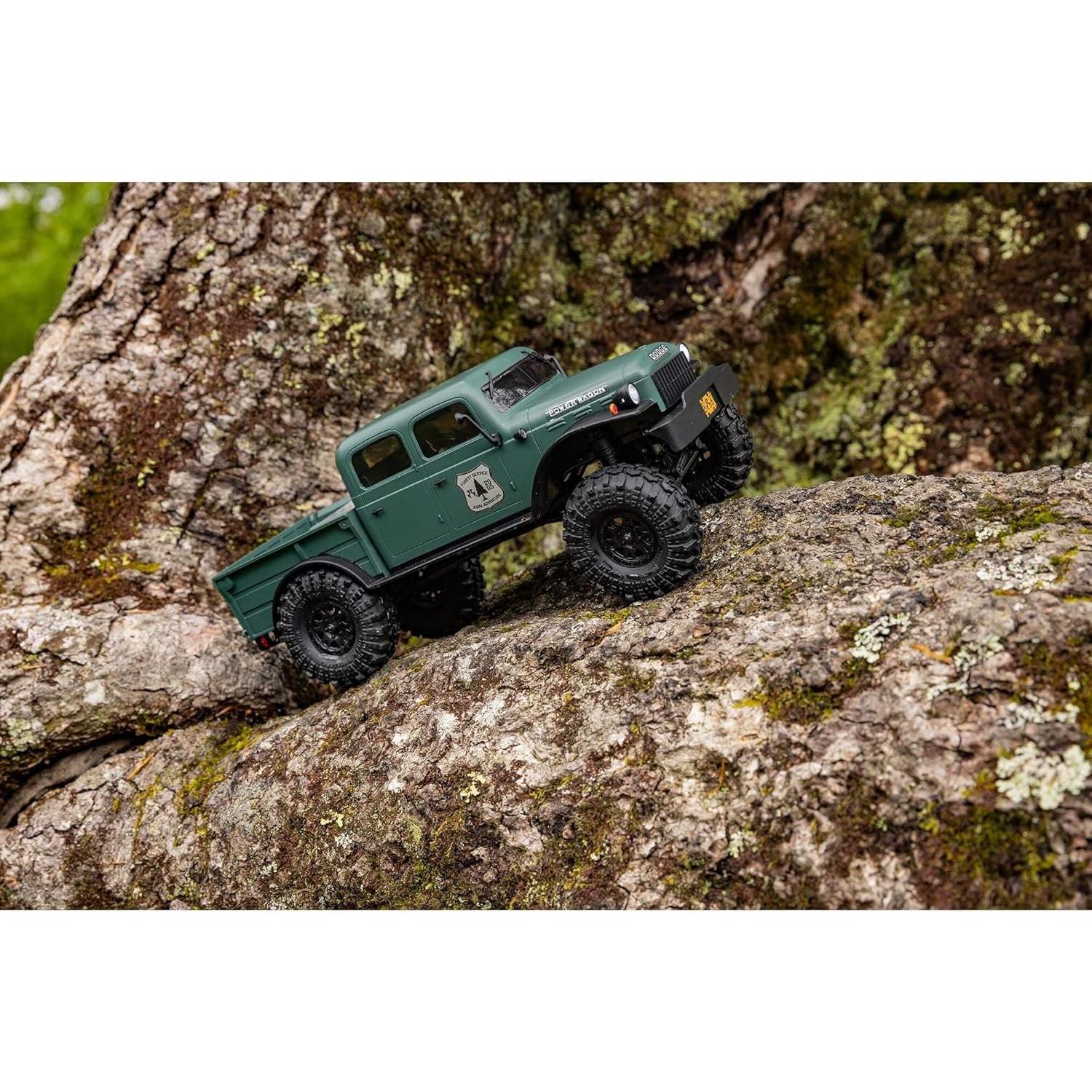 Camión RC Axial SCX24 Dodge Power Wagon Verde 1/24 RTR