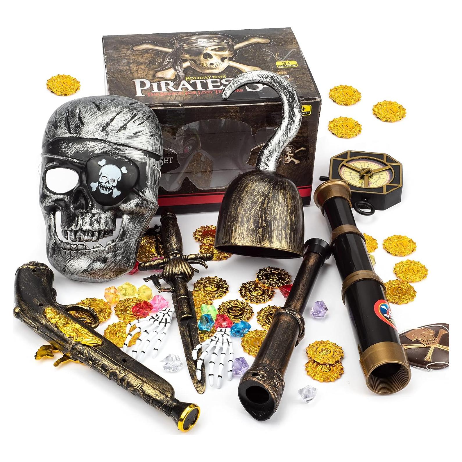 Juego de Tesoro Pirata Pemalin - Accesorios de Rol para Niños