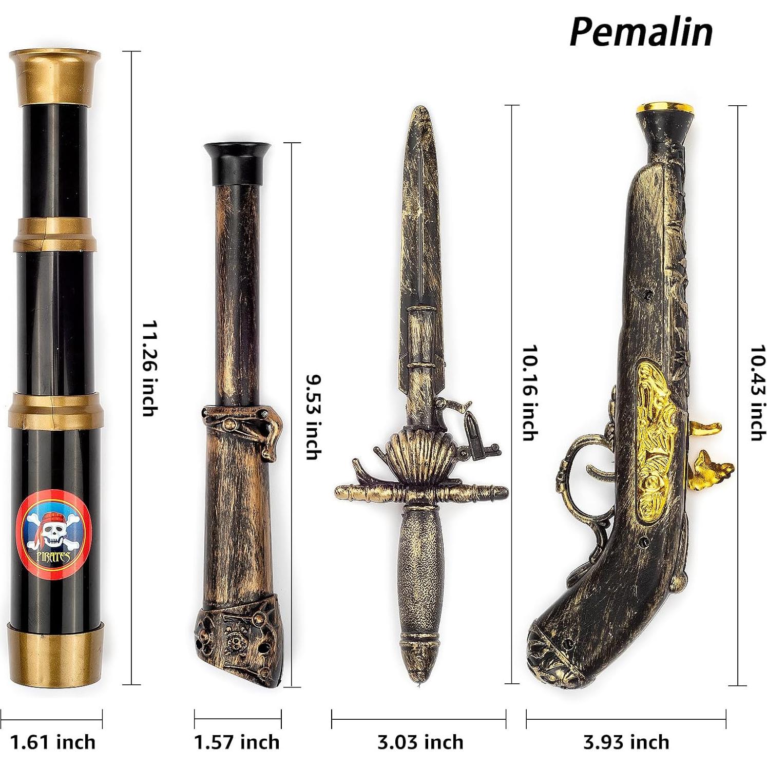 Juego de Tesoro Pirata Pemalin - Accesorios de Rol para Niños