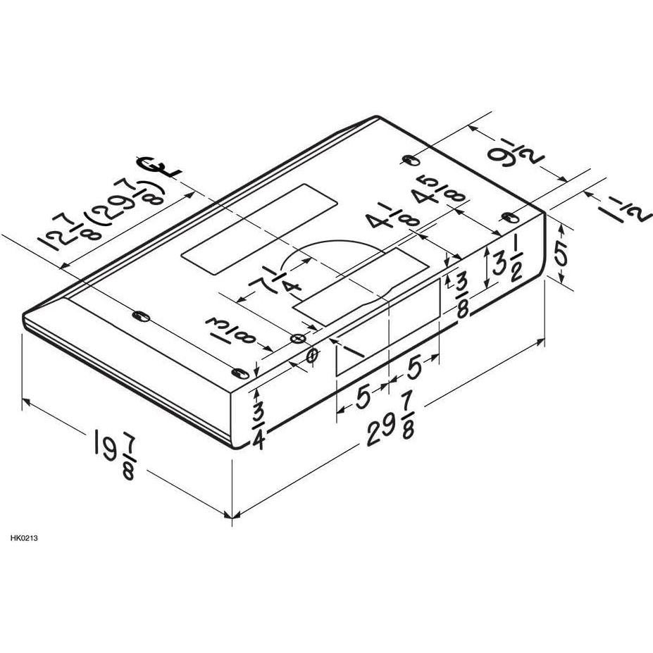 Campana de Cocina Broan-NuTone BKSH130BL 30" Montaje Bajo