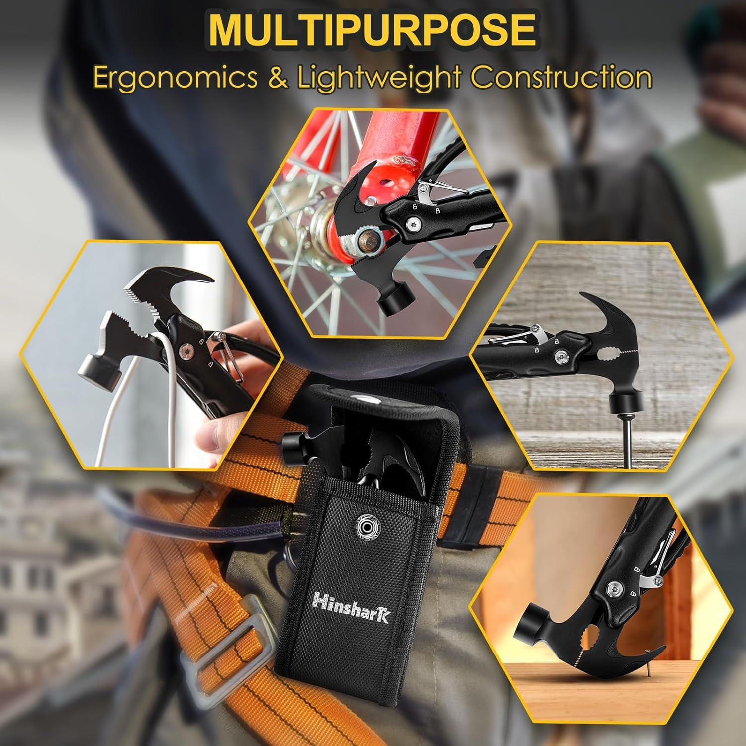 Multiherramienta Martillo 12 en 1 Hinshark - Regalo Único