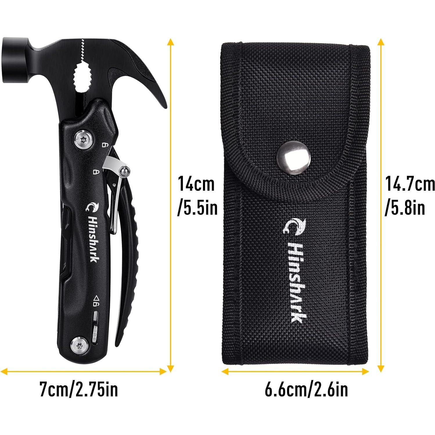 Multiherramienta Martillo 12 en 1 Hinshark - Regalo Único