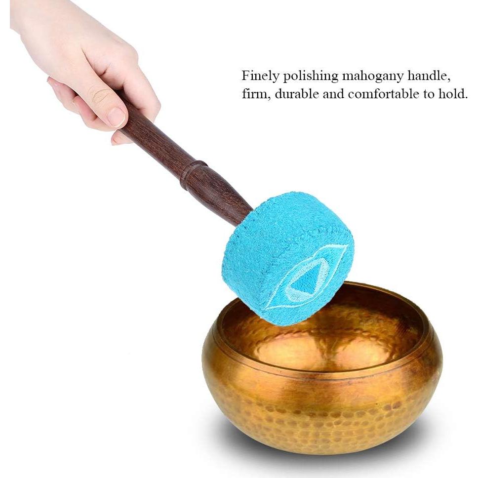 Martillo de Madera Dura ZJchao para Tazón Cantante 28x7cm