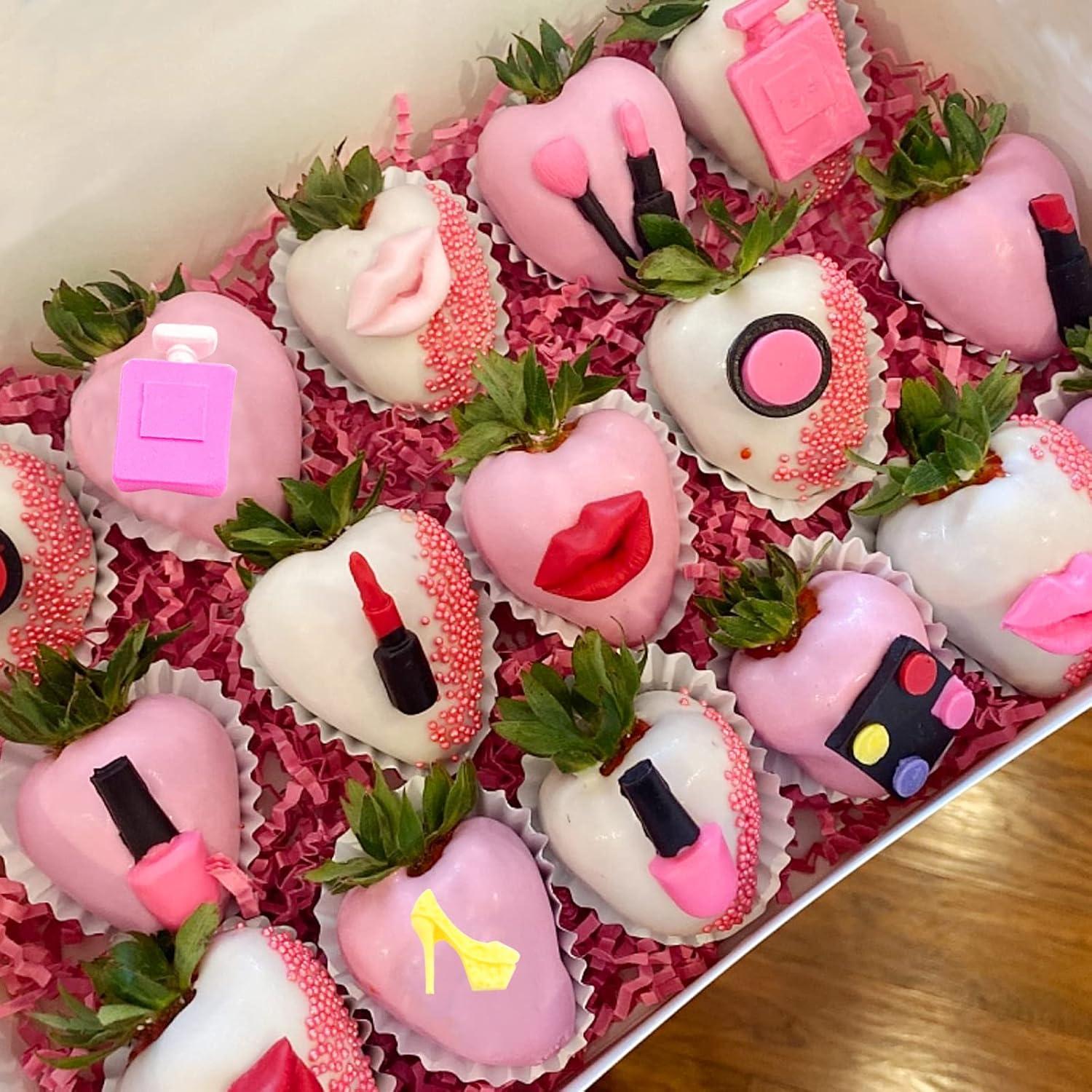 Moldes de Fondant de Silicona Muyulin - 5 Piezas para Pasteles